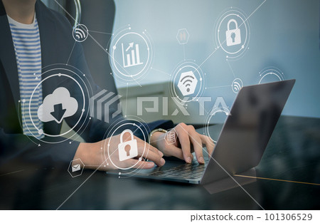 business image, digital workflow, cloud 101306529