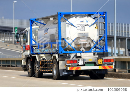 Poisonous and hazardous materials transport vehicle image Poisonous and hazardous materials transport vehicle image 101306968