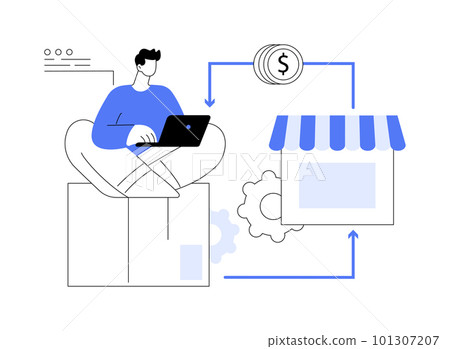 Returns and refunds abstract concept vector illustration. Returns and refunds abstract concept vector illustration. 101307207