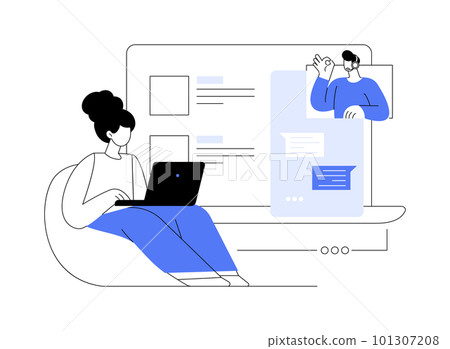 Custom service abstract concept vector illustration. Custom service abstract concept vector illustration. 101307208