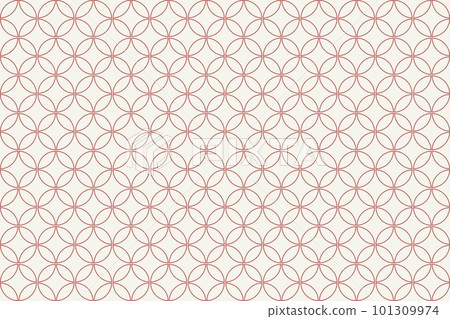 Japanese style traditional pattern illustration background ☆ Cloisonne pattern ☆ Japanese style traditional pattern illustration background ☆ Cloisonne pattern ☆ 101309974