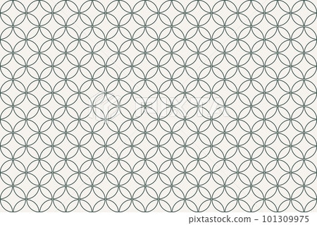 Japanese style traditional pattern illustration background ☆ Cloisonne pattern ☆ Japanese style traditional pattern illustration background ☆ Cloisonne pattern ☆ 101309975