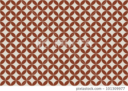 Japanese style traditional pattern illustration background ☆ Cloisonne pattern ☆ Japanese style traditional pattern illustration background ☆ Cloisonne pattern ☆ 101309977