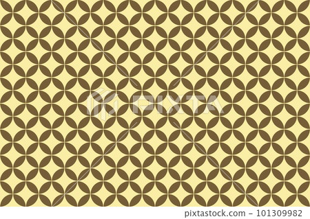 Japanese style traditional pattern illustration background ☆ Cloisonne pattern ☆ Japanese style traditional pattern illustration background ☆ Cloisonne pattern ☆ 101309982
