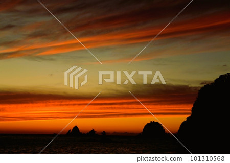 天空染上了夕陽 101310568