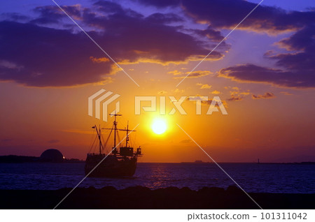 大阪灣日落 101311042