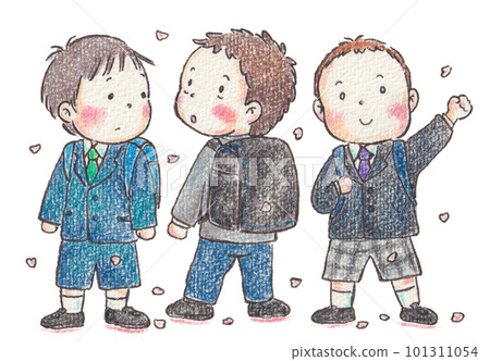 參加入學典禮的孩子們 參加入學典禮的孩子們 101311054