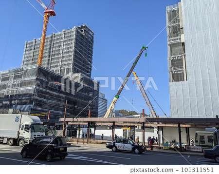 重建中的廣島站前工地 101311551