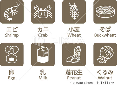 8 major allergens Food allergies Allergies Allergy labeling 8 items 101311576