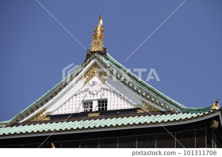 大阪城公園的春天景色 101311706