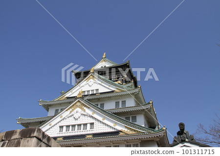 大阪城公園的春天景色 101311715
