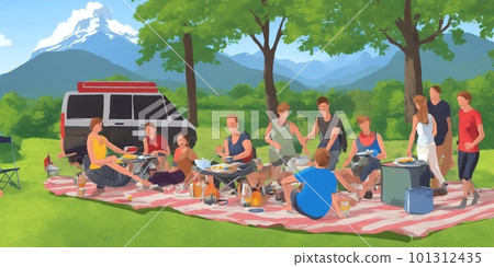 Picnic, Drive - Generative AI 101312435
