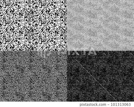 Grunge texture set monochrome 101313063