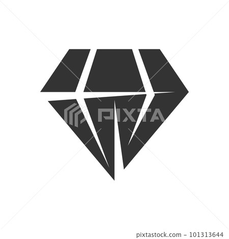 diamond logo template. Icon Illustration Brand Identity. Isolated and flat illustration. Vector graphic 101313644