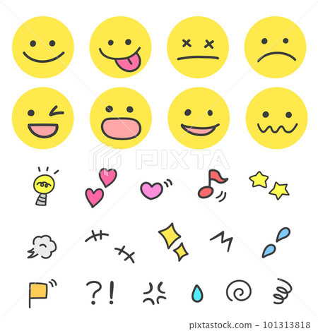 各種面部表情集 101313818