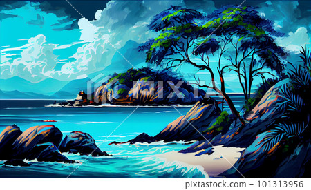 Generative AI, Deep Sea Dreams: An Abstract Oceanic Gradient Generative AI, Deep Sea Dreams: An Abstract Oceanic Gradient 101313956