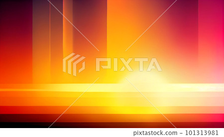 Generative AI, Radiant Sunset: A Smooth and Abstract Gradient of Warm Yellows, Oranges, and Pinks 101313981