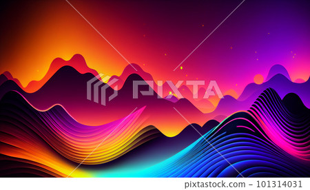 Generative AI, Electric Dreams: A Vibrant and Bold Neon Gradient Design Generative AI, Electric Dreams: A Vibrant and Bold Neon Gradient Design 101314031