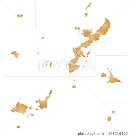 Okinawa prefecture and municipality map Okinawa prefecture and municipality map 101314102