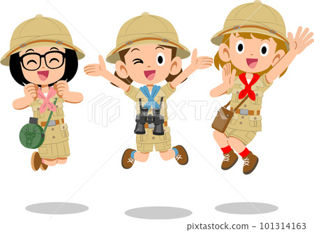 Jumping girl child expedition 101314163