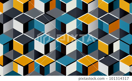 Generative AI, Symmetry in Motion: A Mesmerizing Geometric Pattern of Bold Shapes Generative AI, Symmetry in Motion: A Mesmerizing Geometric Pattern of Bold Shapes 101314317