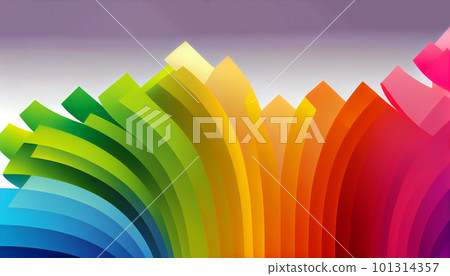 Generative AI, Rainbow Rhapsody: An Energetic and Playful Gradient Design Generative AI, Rainbow Rhapsody: An Energetic and Playful Gradient Design 101314357