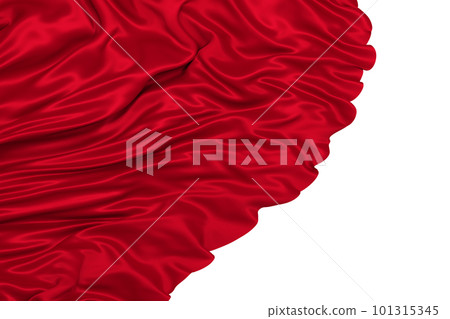 光滑閃亮的紅布 3D 101315345
