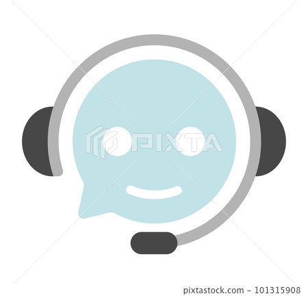 Customer service, support center, inquiry, chat vector icon illustration Customer service, support center, inquiry, chat vector icon illustration 101315908