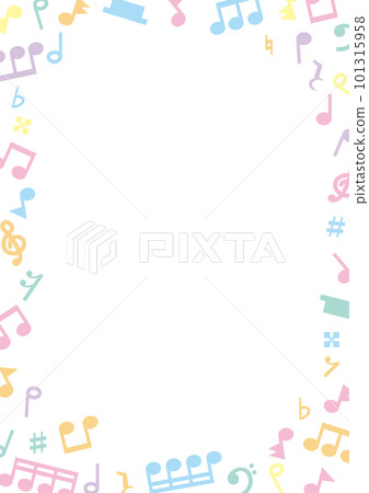 五顏六色的筆記、休息和標誌_垂直的框架 101315958