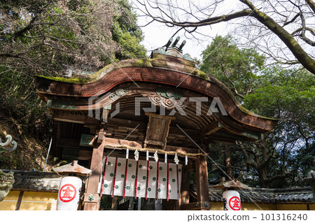 Kenboku Gate of Kotohiragu Shrine in Kotohira-cho, Nakatado-gun, Kagawa Prefecture, Japan 101316240