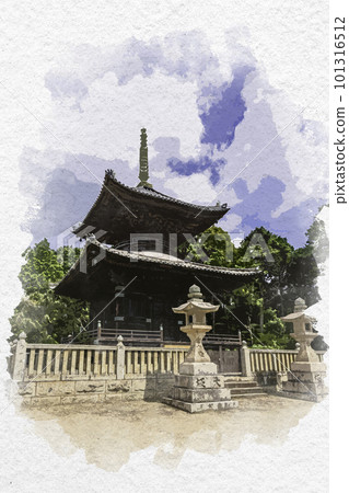 岡山縣倉敷市的 Yukasan Rendaiji Tahoto 塔 岡山縣倉敷市的 Yukasan Rendaiji Tahoto 塔 101316512