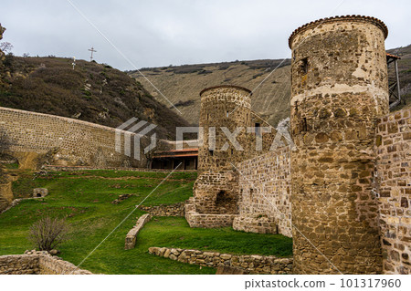 Ancient rock monastery David Garedji in Georgia Ancient rock monastery David Garedji in Georgia 101317960