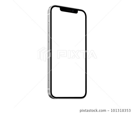 Smartphone on white background Smartphone on white background 101318353