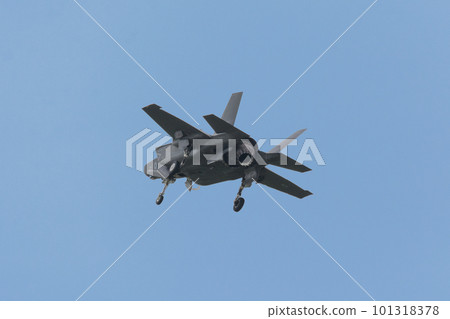 英國皇家空軍 F-35B 閃電 II 著陸姿勢 101318378