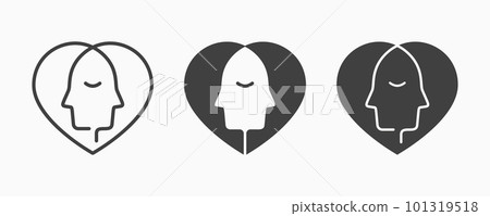 Charity icon. Vector illustration isolated on white. 101319518