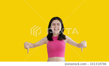 Asian woman pointing finger inviting click here, It is recommended to follow this direction or click on this link, Space for promotion here, Register or apply for membership, Click here. Asian woman pointing finger inviting click here, It is recommended to follow this direction or click on this link, Space for promotion here, Register or apply for membership, Click here. 101319786