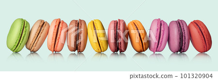 Colorful macaroons 101320904