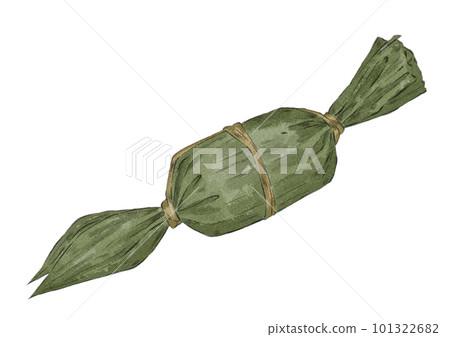竹餃子的插圖(水彩風格) 竹餃子的插圖(水彩風格) 101322682