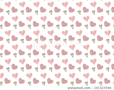 hand drawn style cute heart pattern background hand drawn style cute heart pattern background 101323540