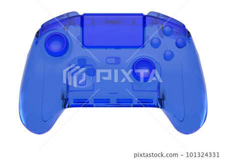 Realistic video game joystick in trendy style glassmorphism or frosted glass Realistic video game joystick in trendy style glassmorphism or frosted glass 101324331