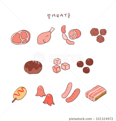 可愛的肉插畫集 可愛的肉插畫集 101324972