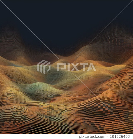 Blocks desert background. Travel stone desert. Generate Ai Blocks desert background. Travel stone desert. Generate Ai 101326493