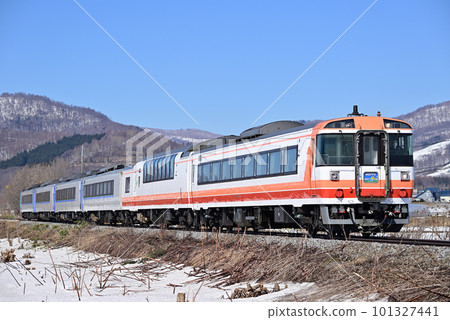 Soya Main Line Ranru-Hippu JR Hokkaido Kiha 183 Series (Naebo) Sarobetsu 101327441