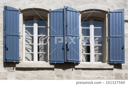 white wall with two white open windows white wall with two white open windows 101327560