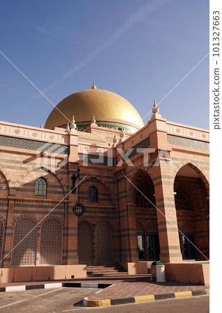 Sharjah, UAE February 19, 2020: the main historical museum of the city of Sharjah Sharjah, UAE February 19, 2020: the main historical museum of the city of Sharjah 101327663