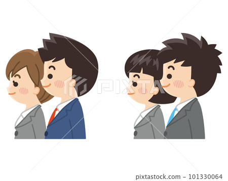 穿著西裝的男人和女人在尋找商務人士 穿著西裝的男人和女人在尋找商務人士 101330064