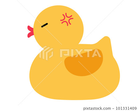 Loose toy duck gets angry 101331409