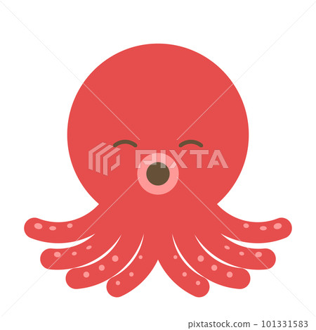 鬆散可愛的章魚在笑 鬆散可愛的章魚在笑 101331583