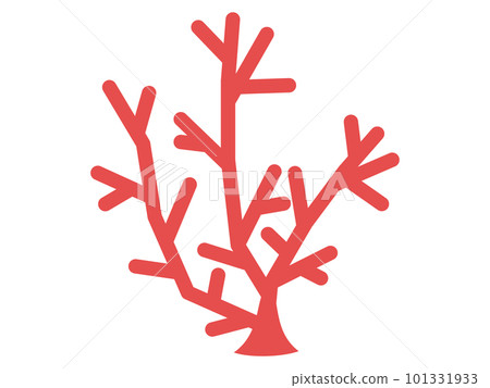 red coral icon 101331933