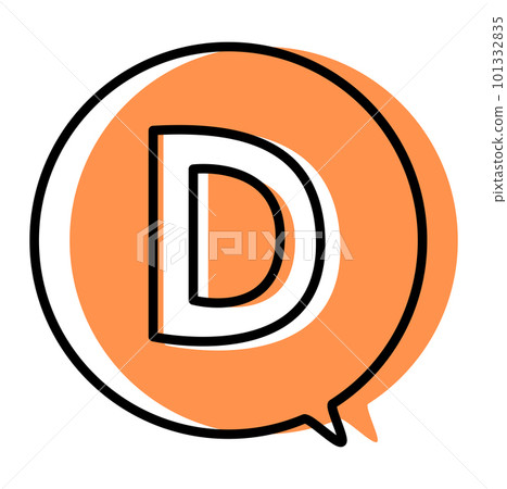 Pop balloon icon D Pop balloon icon D 101332835